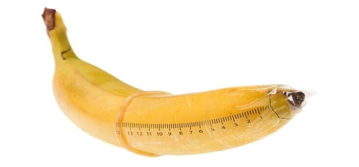 Banana measurement simulates penis enlargement with baking soda